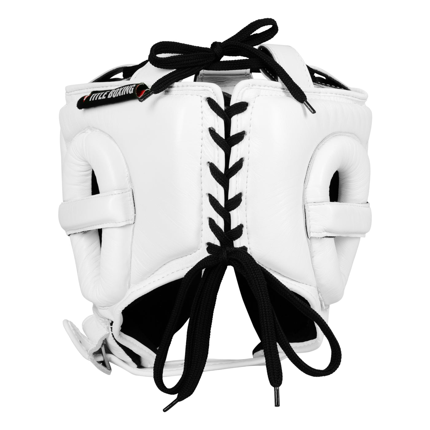 variant:white::TITLE Boxing KO-Vert Stealth Headgear back view