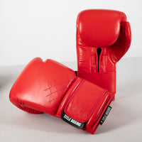 variant:red::TITLE Boxing Ko-Vert Training Boxing Gloves showing both sides