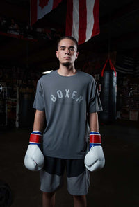 variant:grey::TITLE Boxing Pure Boxer Tee boxer hands down