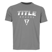 color:grey::TITLE Boxing Streaked Print Tee main view