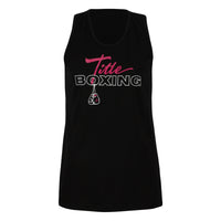 color:black::TITLE Boxing Chic Script Women's Tank main view