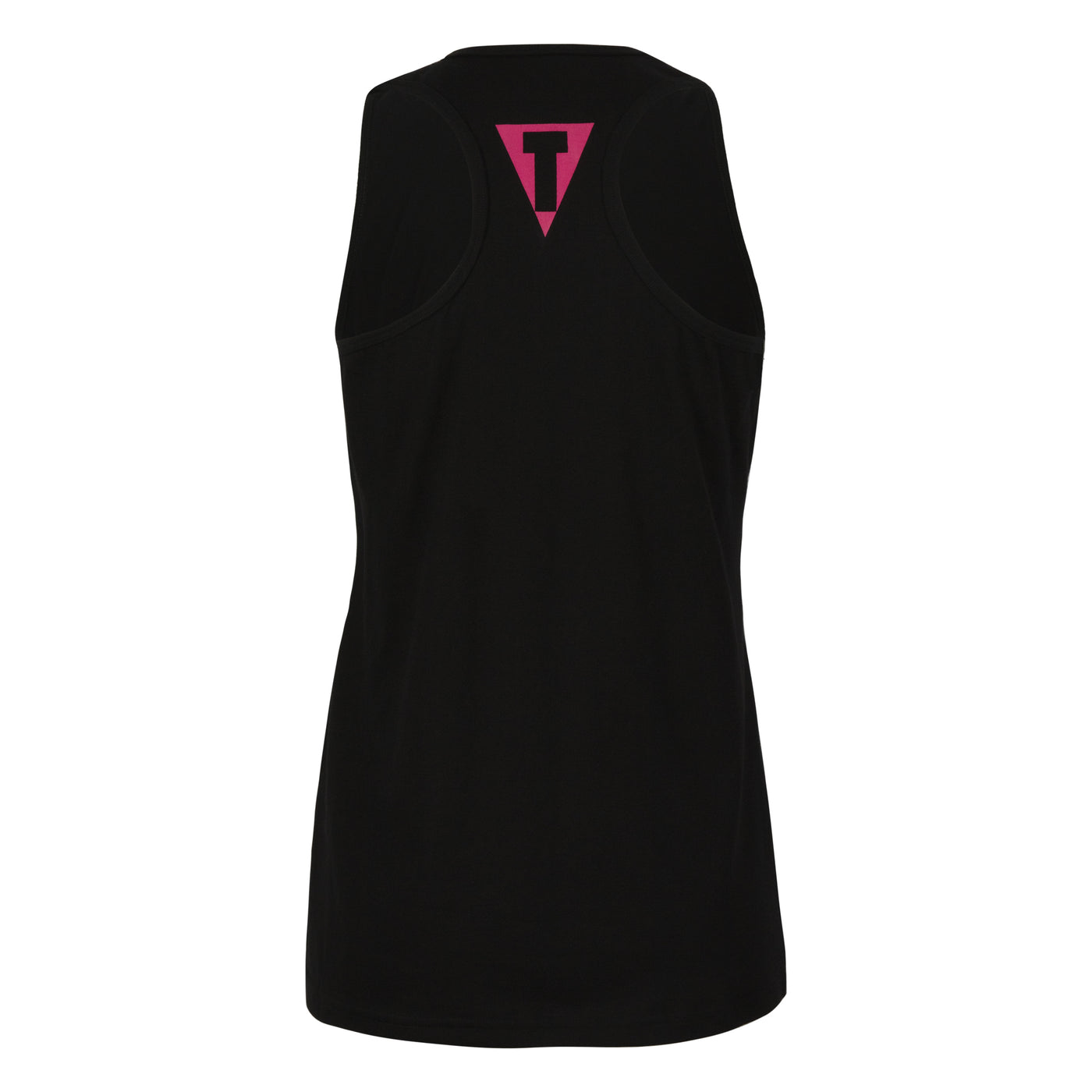 variant:black::TITLE Boxing Chic Script Women's Tank back view