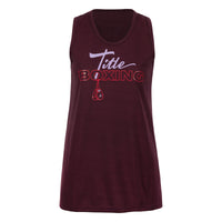 color:purple::TITLE Boxing Chic Script Women's Tank main view