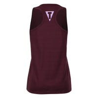 variant:purple::TITLE Boxing Chic Script Women's Tank back view