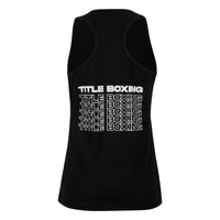 variant:black::TITLE Boxing Current Women's Tank back view
