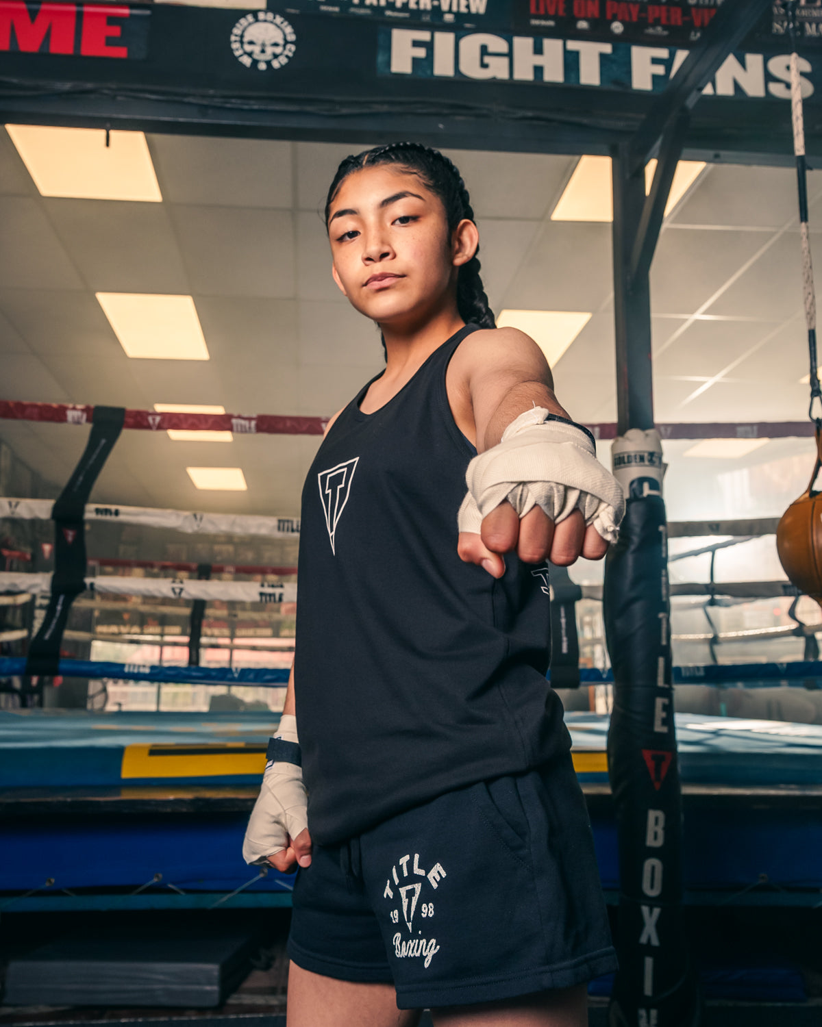 variant:Black::TITLE Boxing Current Women's Tank