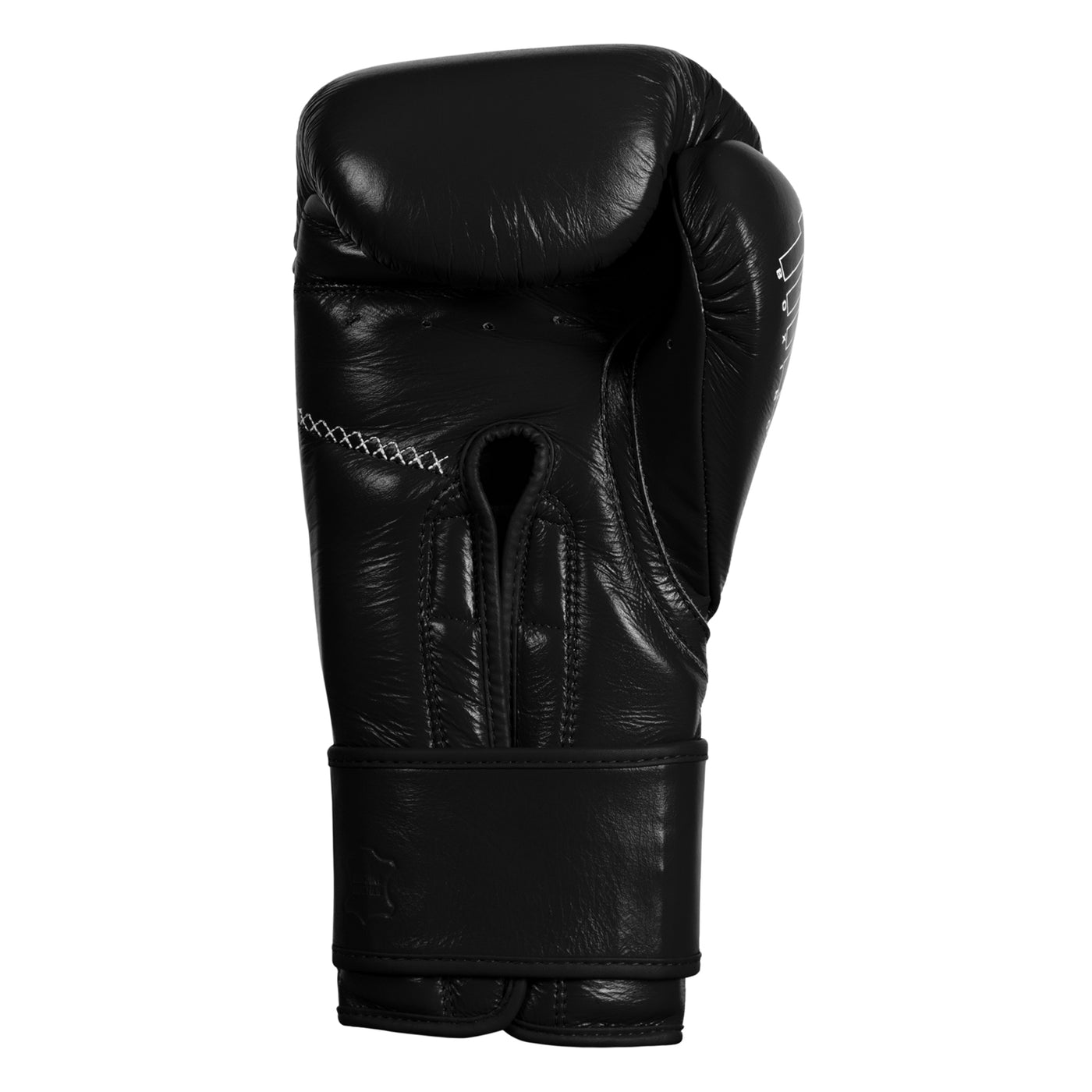 variant:black::TITLE Boxing Momentum Pro Bag Gloves single glove palm view