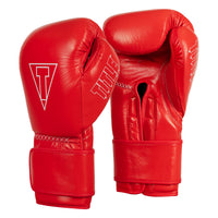 variant:red::TITLE Boxing Momentum Pro Bag Gloves side by side view