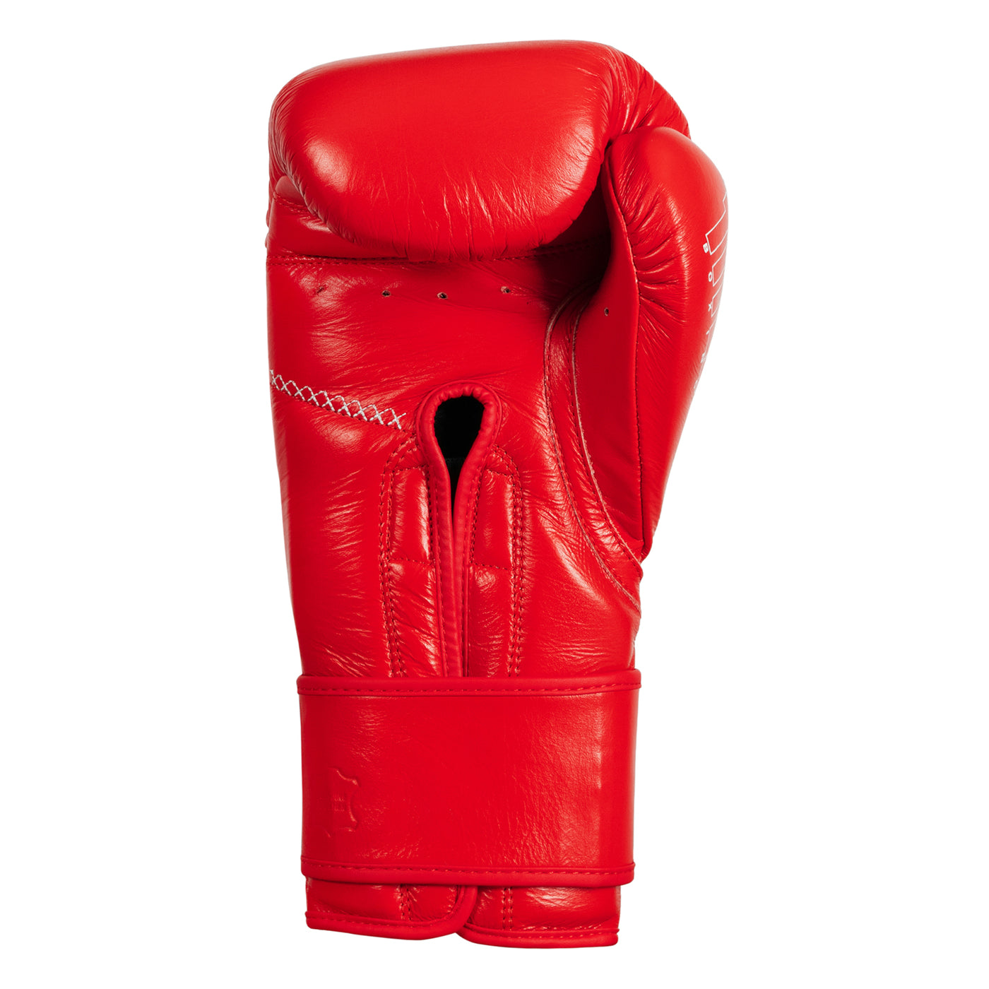 variant:red::TITLE Boxing Momentum Pro Bag Gloves single glove palm view