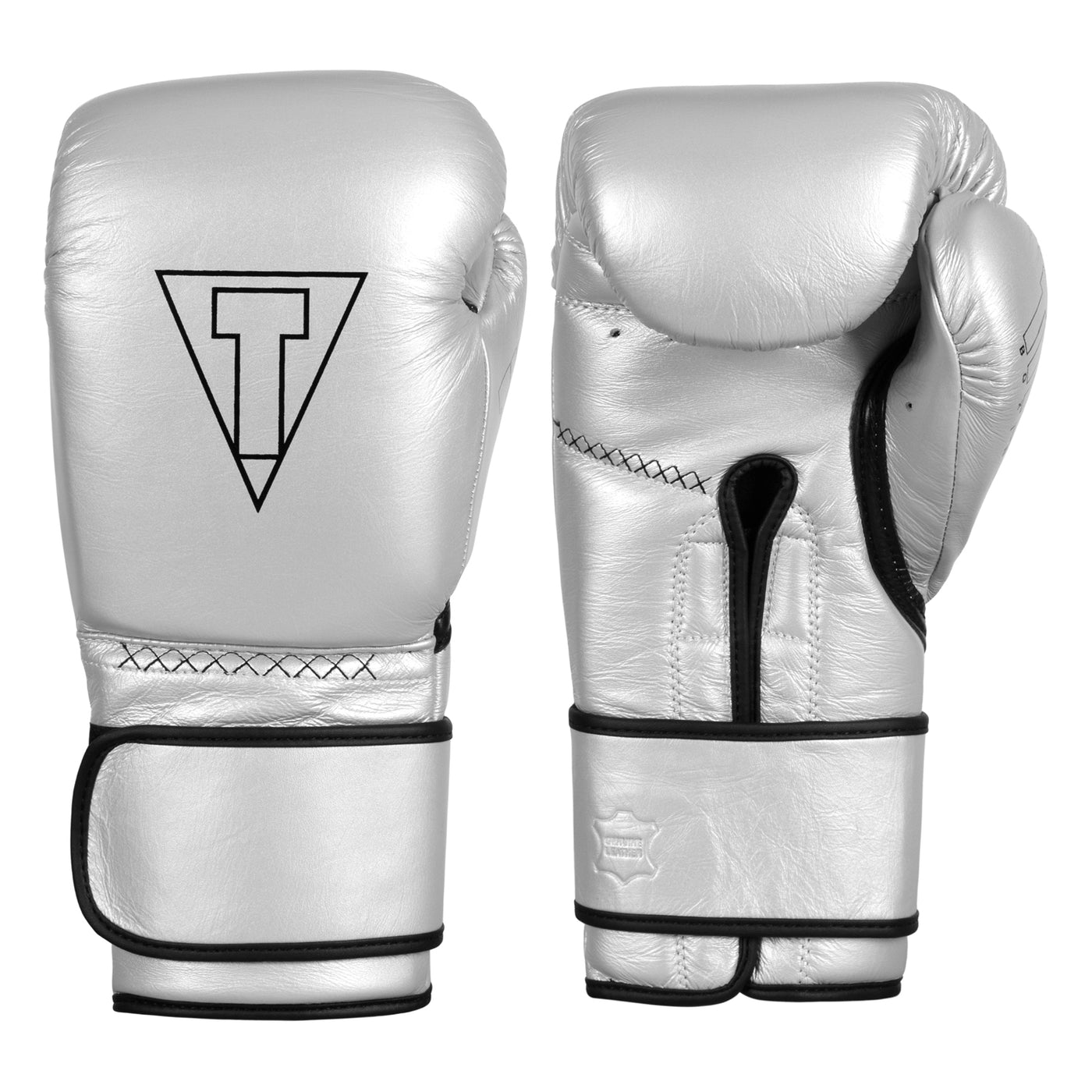 color:silver/black::TITLE Boxing Momentum Pro Bag Gloves main view