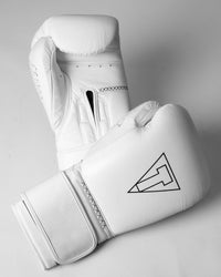 variant:white::TITLE Boxing Momentum Pro Bag Gloves side by side