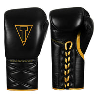 color:black/gold::TITLE Boxing Momentum Pro Sparring Gloves main view
