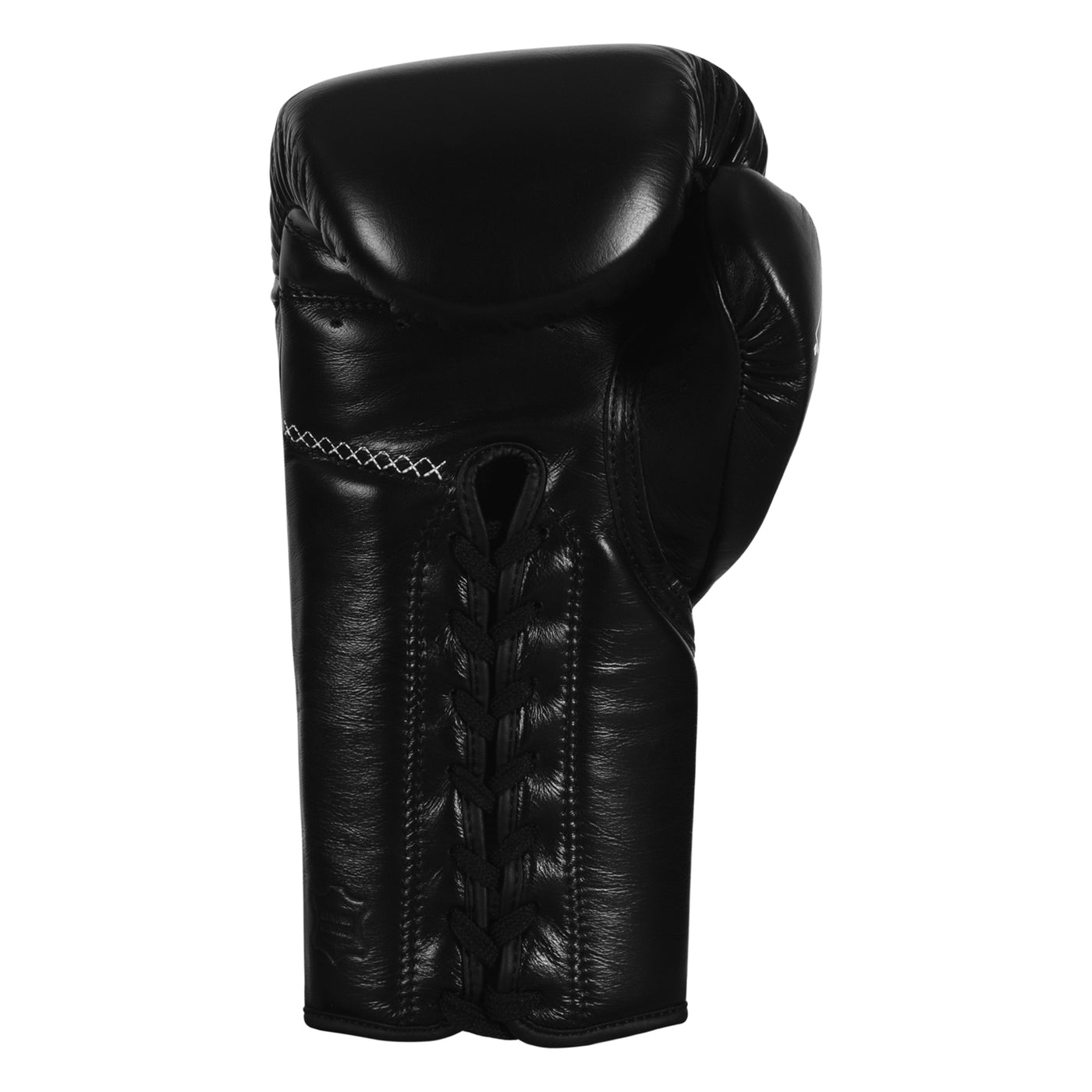 variant:black::TITLE Boxing Momentum Pro Sparring Gloves single glove palm view