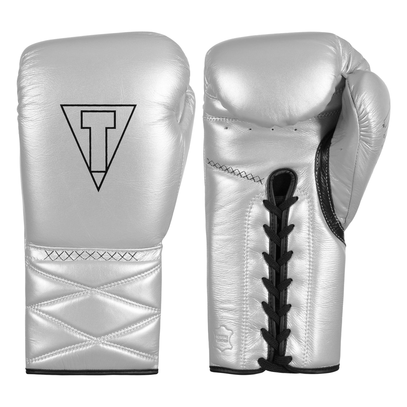 color:silver/black::TITLE Boxing Momentum Pro Sparring Gloves main view