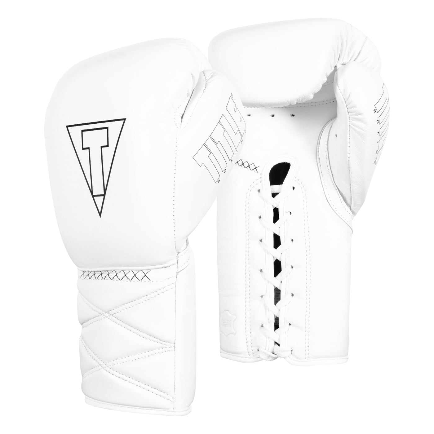 variant:white::TITLE Boxing Momentum Pro Sparring Gloves side by side view