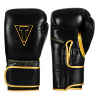 color:black/gold::TITLE Boxing Momentum Pro Training Gloves main view