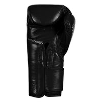 variant:black::TITLE Boxing Momentum Pro Training Gloves single glove palm view