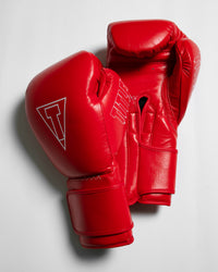 variant:red::TITLE Boxing Momentum Pro Training Gloves side by side