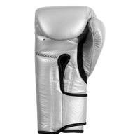 variant:silver/black::TITLE Boxing Momentum Pro Training Gloves single glove palm view