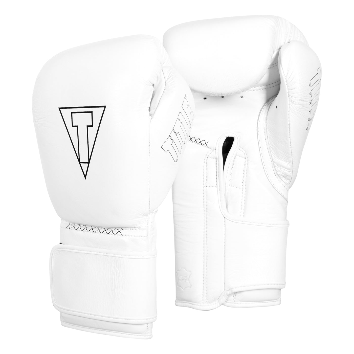 variant:white::TITLE Boxing Momentum Pro Training Gloves side by side view