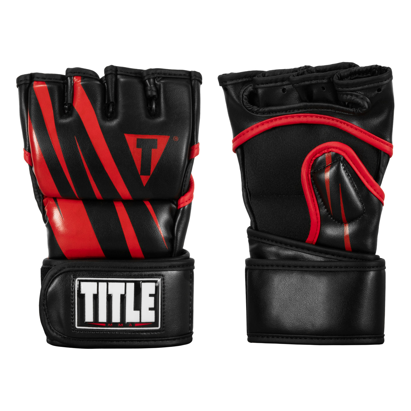 color:red/black::TITLE MMA Contender Training Gloves main view