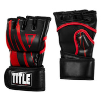 variant:red/black::TITLE MMA Contender Training Gloves side view