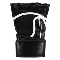 variant:Black/White::TITLE MMA Contender Training Gloves back view