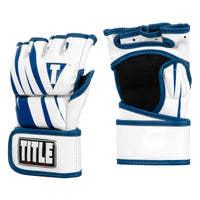 variant:blue/white::TITLE MMA Contender Training Gloves side view