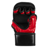 variant:Black/Red::TITLE MMA Sparring Gloves palm view