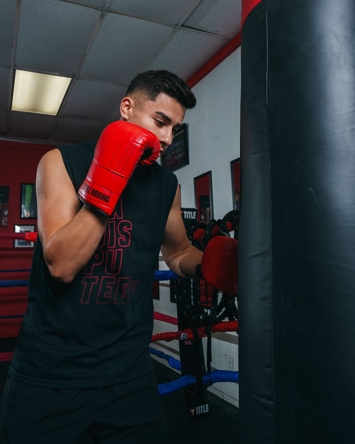 TITLE Boxing Old School Bag Boxing Gloves 3.0