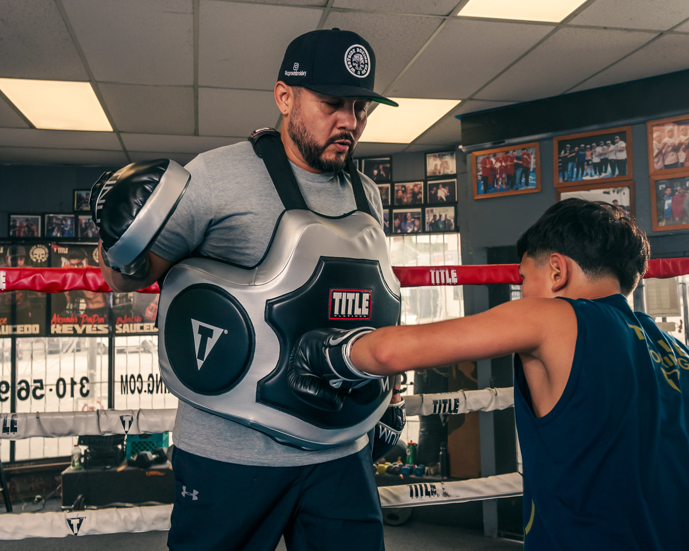 variant:lifestyle::TITLE Platinum Body Protector kid punching body shield
