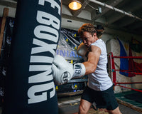 variant:White::Pro Mex Professional Bag Gloves V3.0 left jab