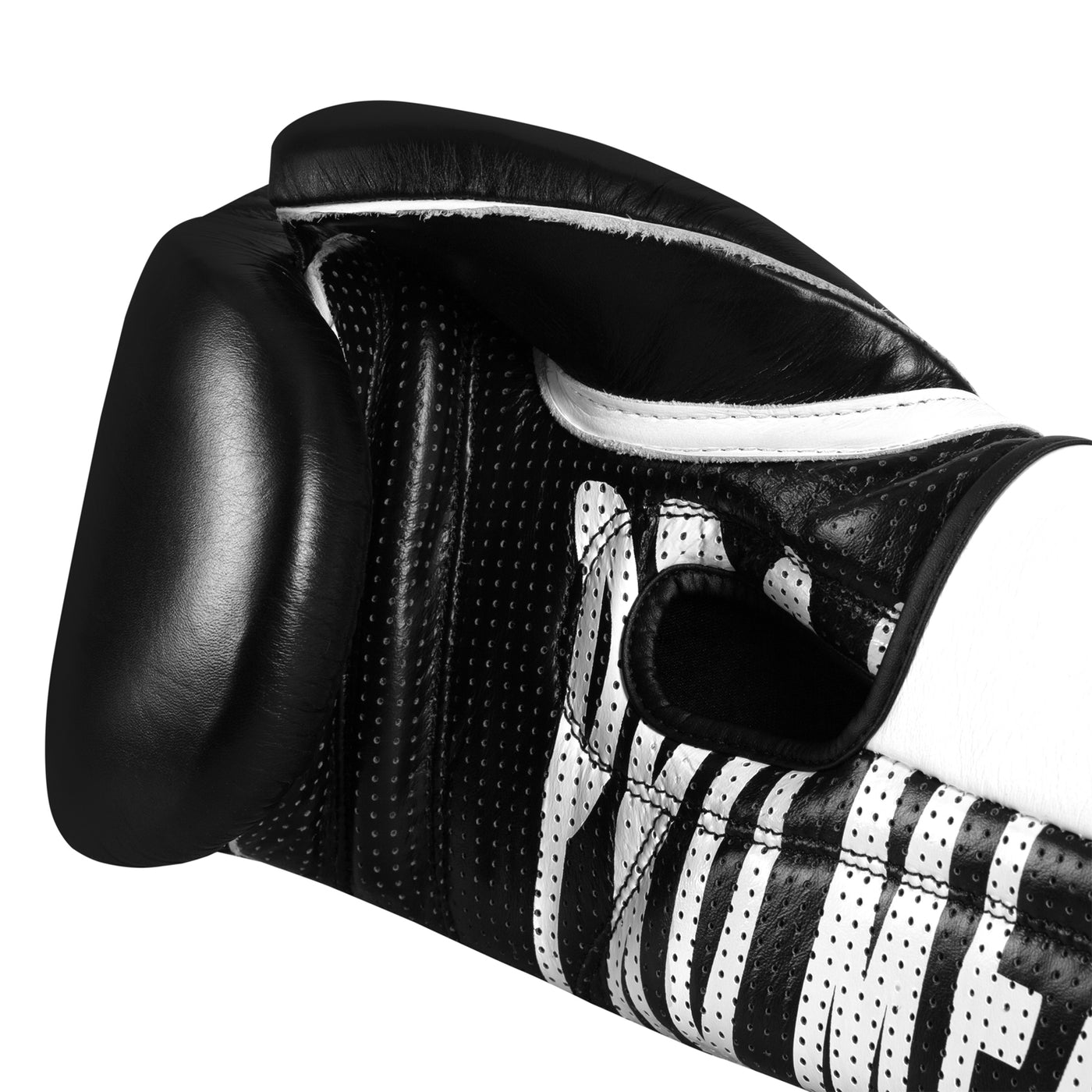 variant:Black::Pro Mex Professional Edge Training Gloves single glove palm view closeup