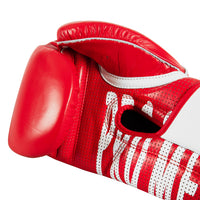 variant:Red::Pro Mex Professional Edge Training Gloves single glove view palm closeup
