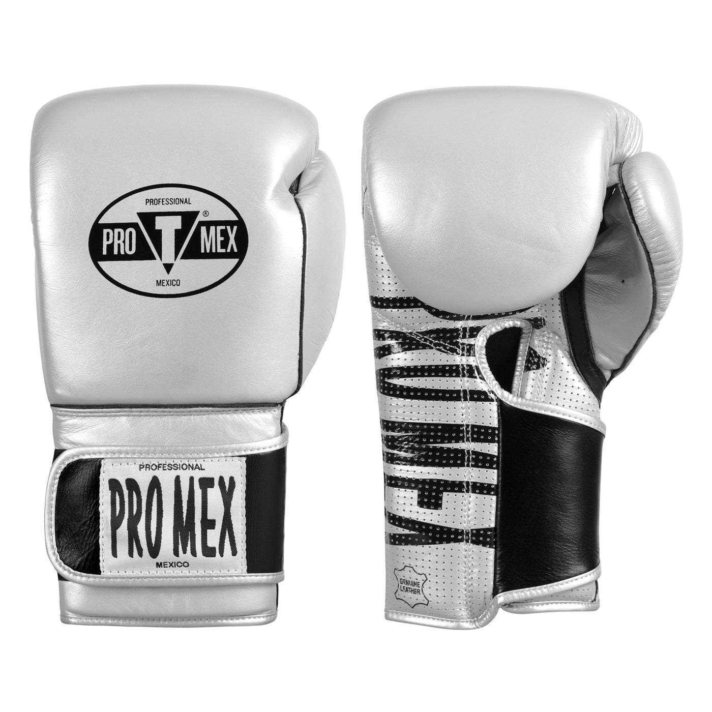 color:Silver::Pro Mex Professional Edge Training Gloves main view