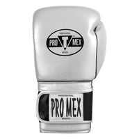 variant:Silver::Pro Mex Professional Edge Training Gloves single glove back view