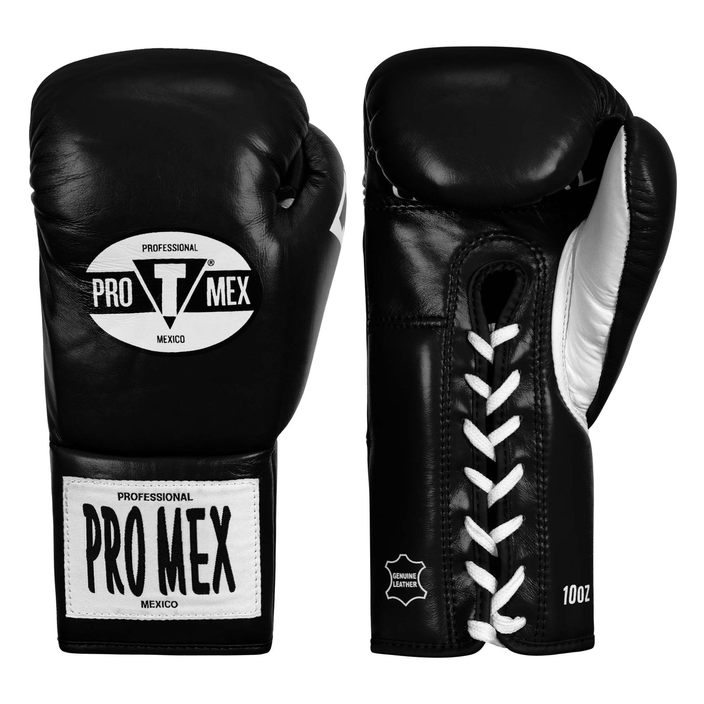 color:Black/White::Pro Mex Combatiente Pro Fight Gloves main view