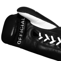 variant:Black/White::Pro Mex Combatiente Pro Fight Gloves palm view