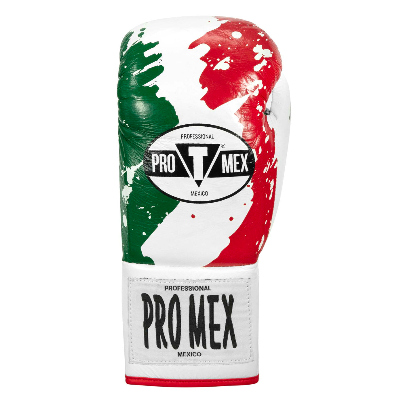 variant:Red/White/Green::Pro Mex Combatiente Pro Fight Gloves front view