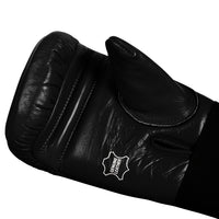 variant:Black::Pro Mex Professional Heavy Bag Gloves single glove palm view closeup