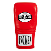 variant:Red::Pro Mex Professional Heavy Bag Gloves single glove back view