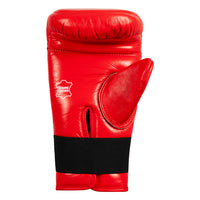 variant:Red::Pro Mex Professional Heavy Bag Gloves single glove palm view