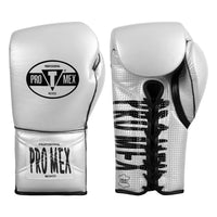 color:silver::Pro Mex Professional Edge Lace Training/Sparring Boxing Gloves main view
