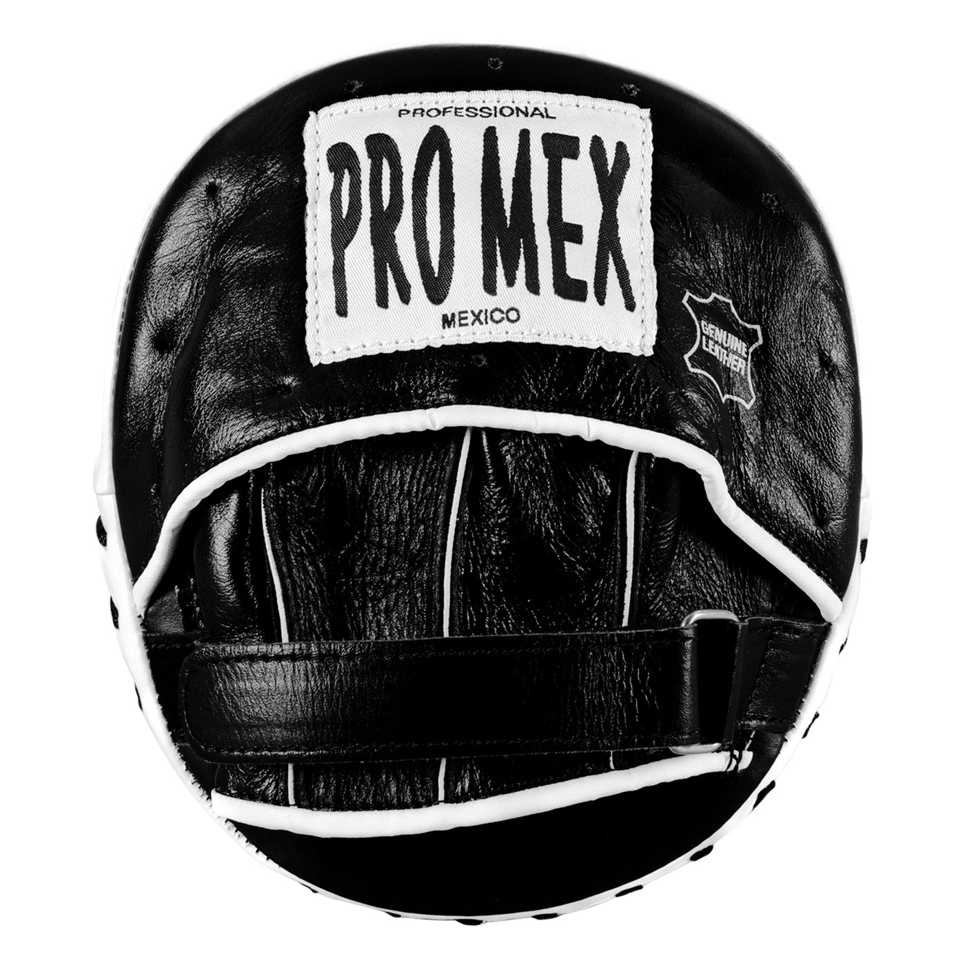 variant:lifestyle::Pro Mex Professional Micro Mitts single punch mitt back view