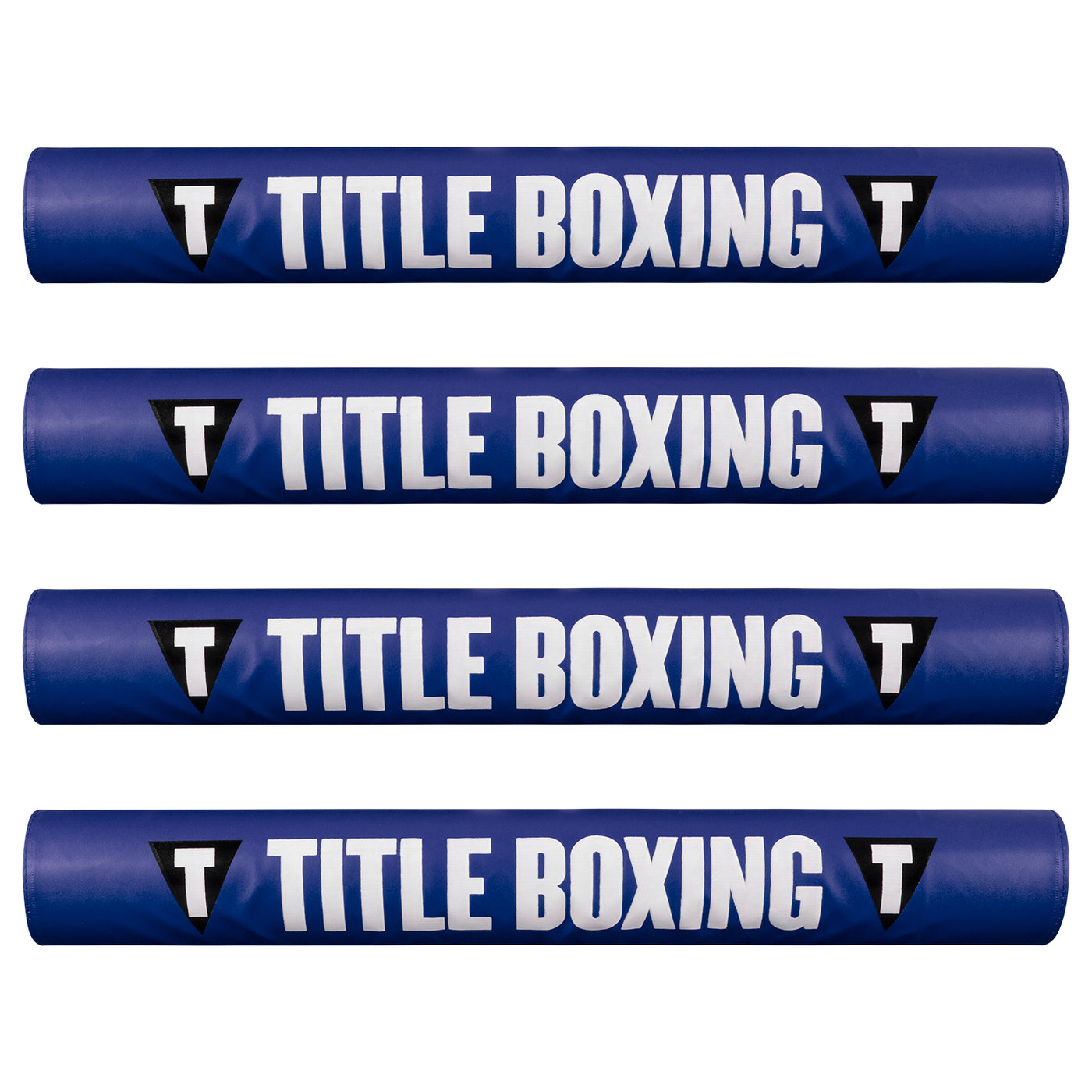 variant:RD/WH/BL::TITLE BOXING PROMOTIONAL RING TURNBUCKLE COVER  blue cover view