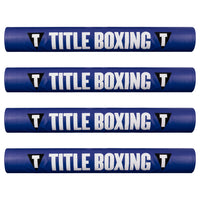 variant:RD/WH/BL::TITLE BOXING PROMOTIONAL RING TURNBUCKLE COVER  blue cover view