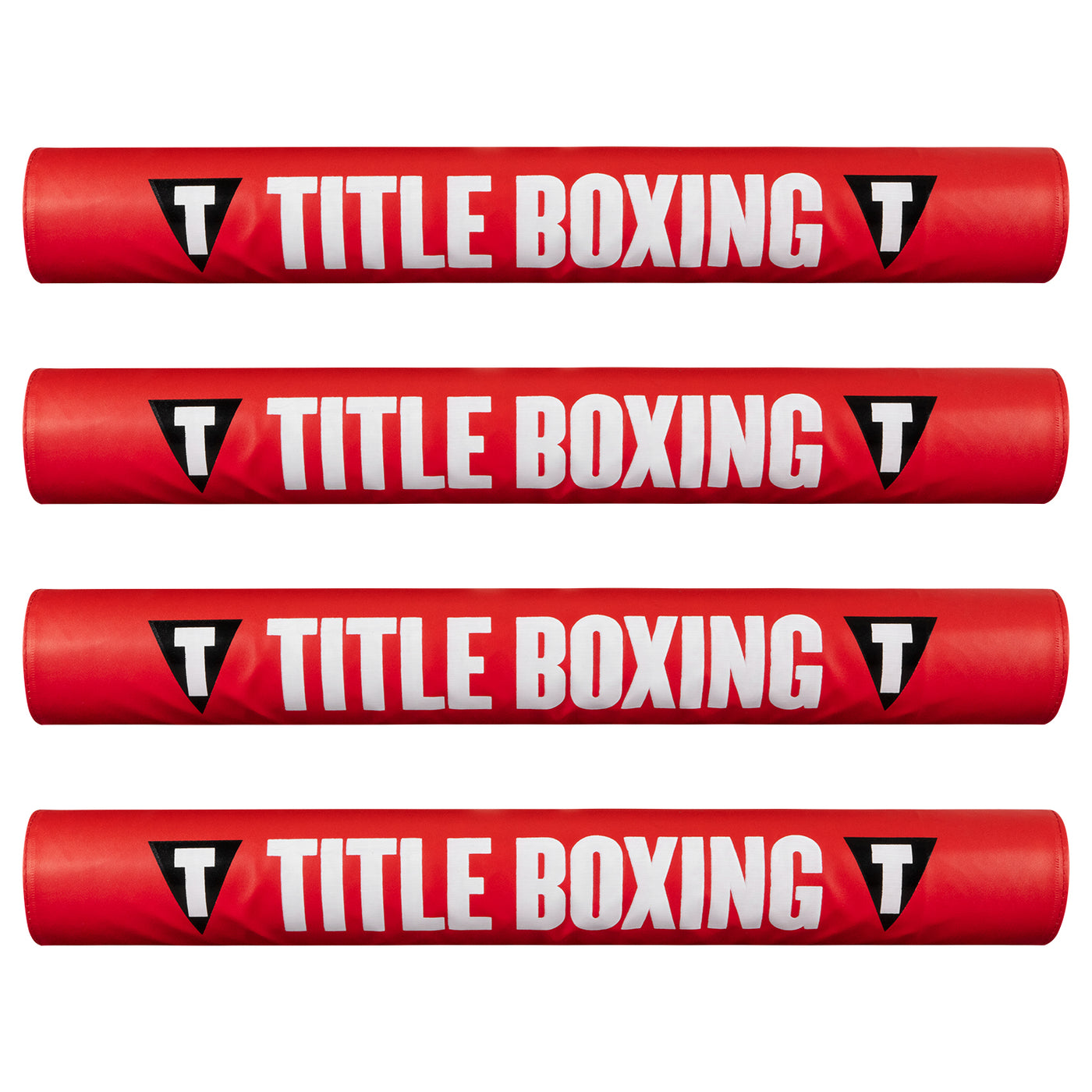 variant:RD/WH/BL::TITLE BOXING PROMOTIONAL RING TURNBUCKLE COVER red cover view