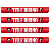 variant:RD/WH/BL::TITLE BOXING PROMOTIONAL RING TURNBUCKLE COVER red cover view