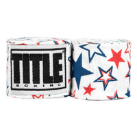 color:all american::TITLE Boxing Print Mexican Style 180" Hand Wraps main view