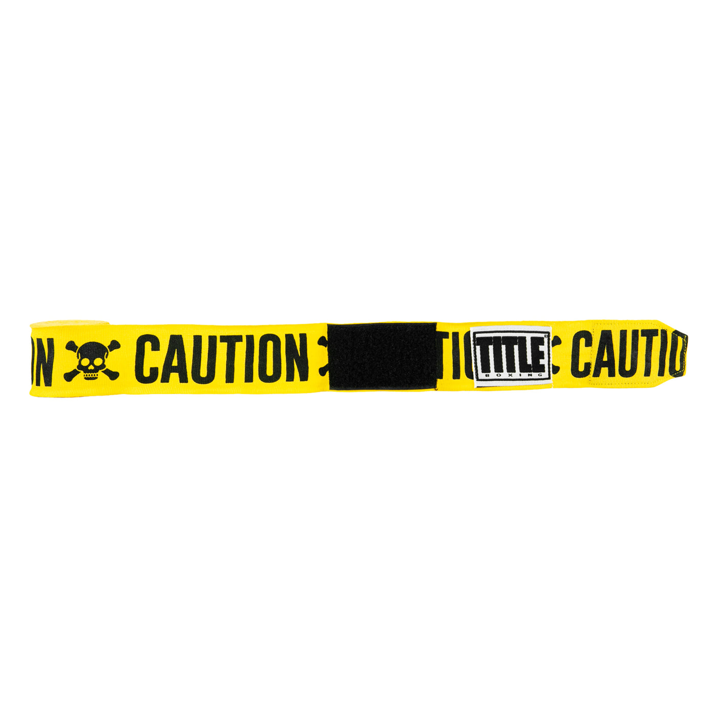 variant:caution::TITLE Boxing Print Mexican Style 180" Hand Wraps unrolled view
